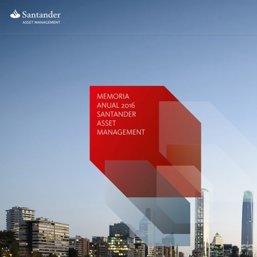 Memoria anual Santander Cincel diseño gráfico